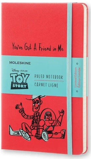 LIBRETA TOY STORY GRANDE ROJA