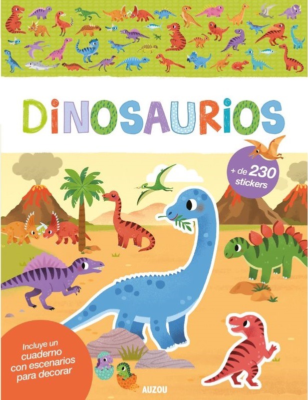 DINOSAURIOS, LIBRO DE STICKERS