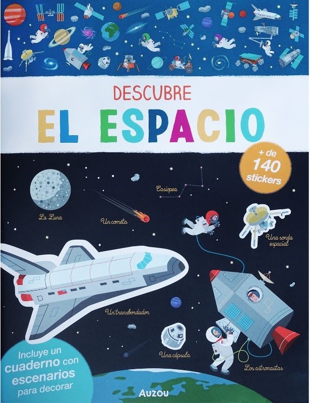 DESCUBRE EL ESPACIO, LIBRO DE STICKERS