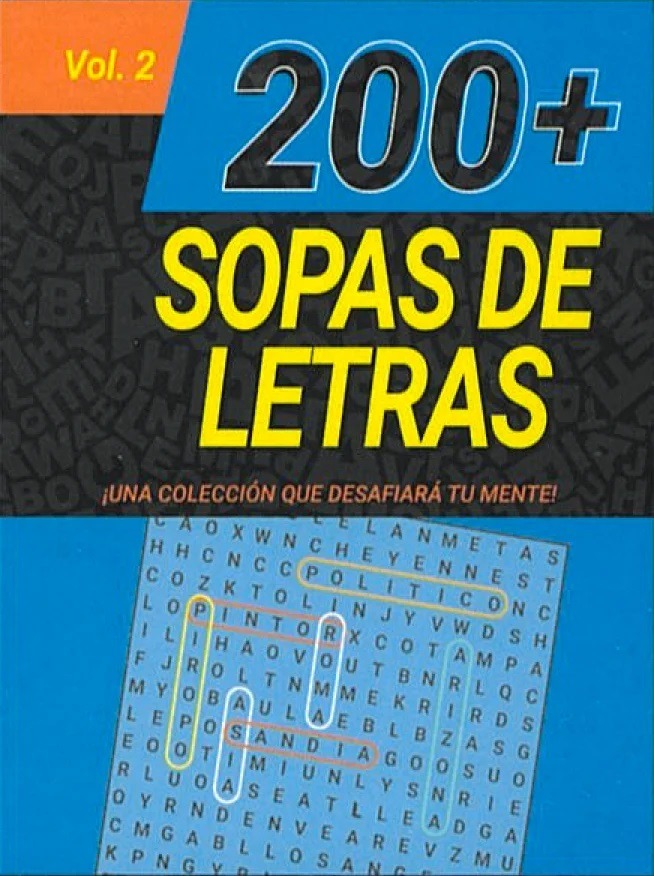 SOPAS DE LETRAS 200+ 2TIT VOL 1 Y 2