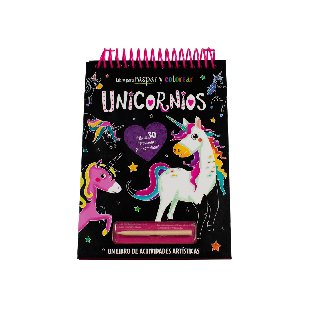 UNICORNIO. RASPA Y COLOREA