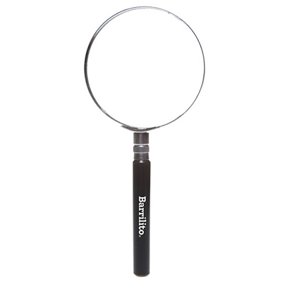 LUPA CON ARO METALICO DE 7.5 CMS BARRILITO