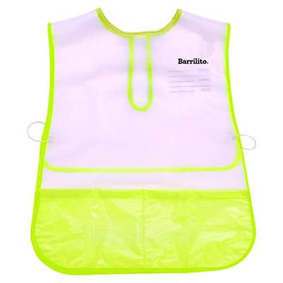 MANDIL INFANTIL DE PLASTICO BARRILITO