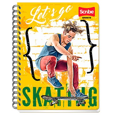 CUADERNO PROFESIONAL SPORTS DE CUADRO 7MM CON 100 HOJAS SCRIBE
