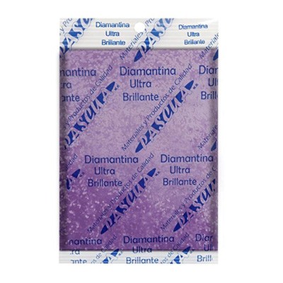 BOLSA DE DIAMANTINA G-FINO COLOR LILA DE 50 GRS. PASCUA