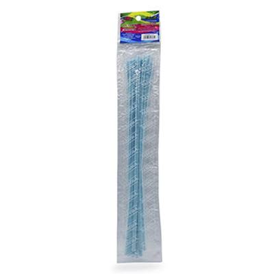 BOLSA CON CHENILLE (LIMPIAPIPAS) COLOR AZUL CIELO CON 12 PIEZAS PASCUA