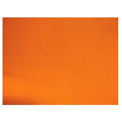 PAPEL CORRUGADO COLOR NARANJA DE 54 X 77 CMS PASCUA