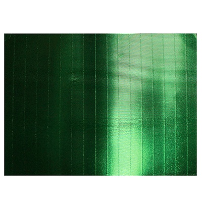 PAPEL CORRUGADO METALICO COLOR VERDE DE 54 X 77 CMS PASCUA