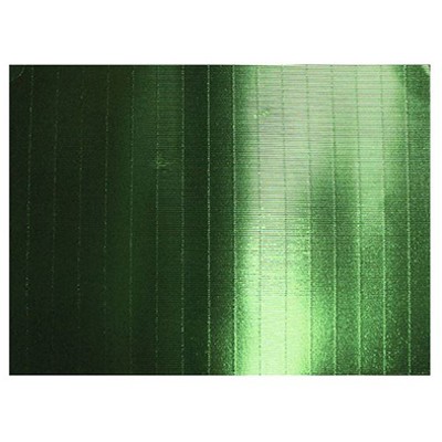 PAPEL CORRUGADO METALICO COLOR VERDE MANZANA DE 54 X 77 CMS. PASCUA
