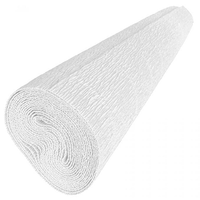PAPEL CREPE COLOR BLANCO DE 50 CMS X 2 MTS PASCUA