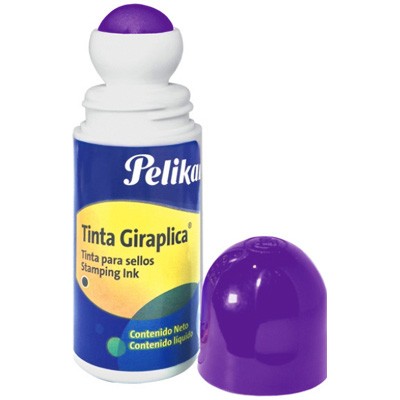 TINTA PARA SELLO GIRAPLICA VIOLETA 60 ML. PELIKAN