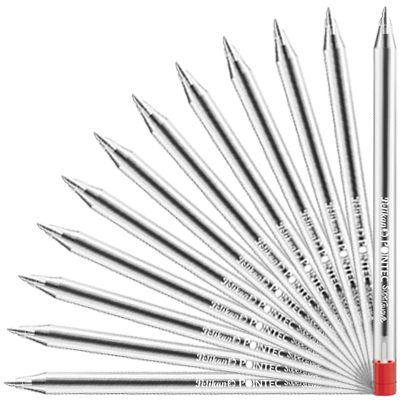 CAJA CON 12 BOLIGRAFOS POINTEC ROJO PELIKAN
