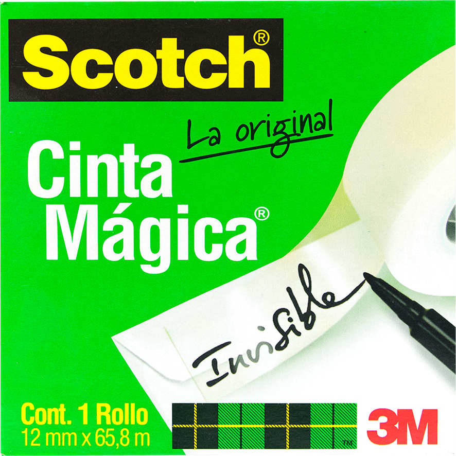CINTA ADHESIVA MAGICA T-810 12MM X 65MTS MC. 3M