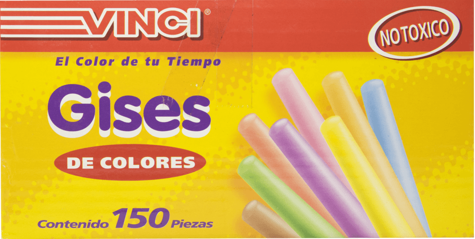 CAJA CON 150 GISES DE COLOR MC. VINCI