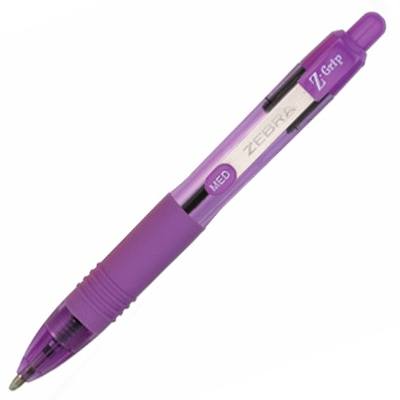 BOLIGRAFO RETRACTIL MINI Z-GRIP MORADO ZEBRA