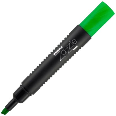 MARCATEXTO FLUORESCENTE ZAZZLE TANK VERDE  ZEBRA