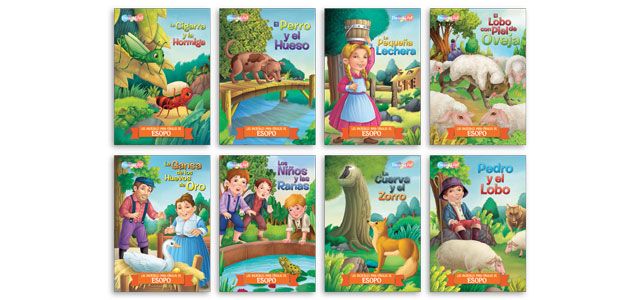 COLECCION PEQUE FABULAS DE ESOPO II 4 TIT. DIFERENTES