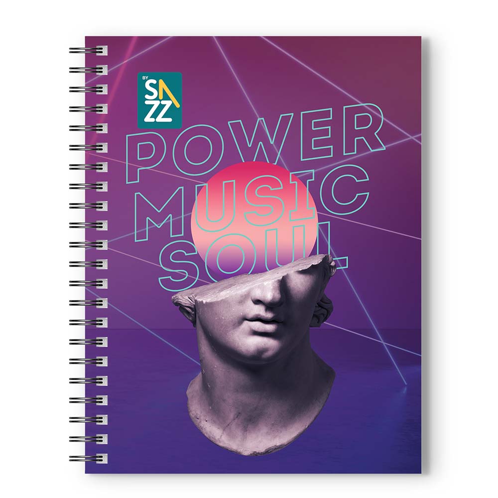 CUADERNO FRANCES HOMME CON 100 HOJAS DE RAYAS SAZZ