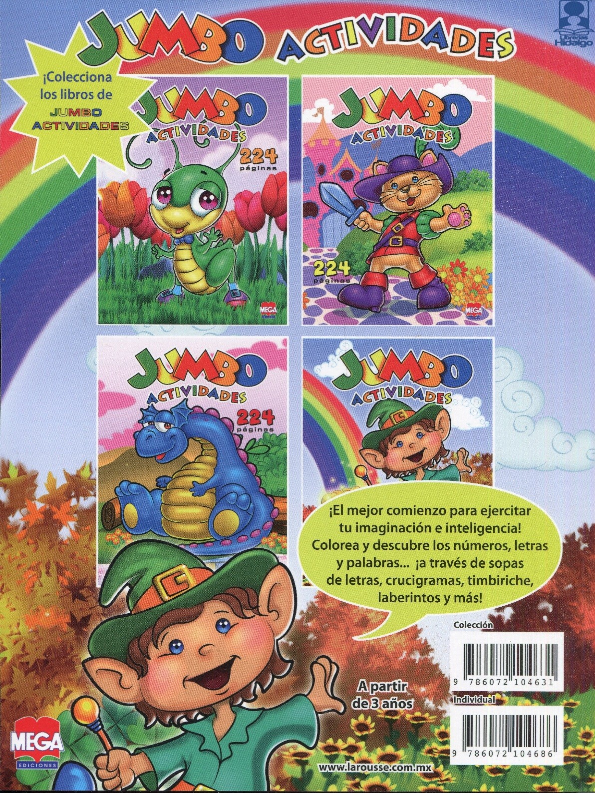 JUMBO ACTIVIDADES COLECCION 4 TÍT DIF