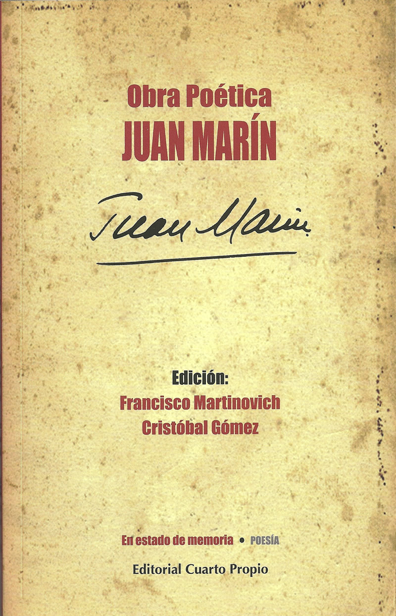 OBRA POETICA JUAN MARIN+++