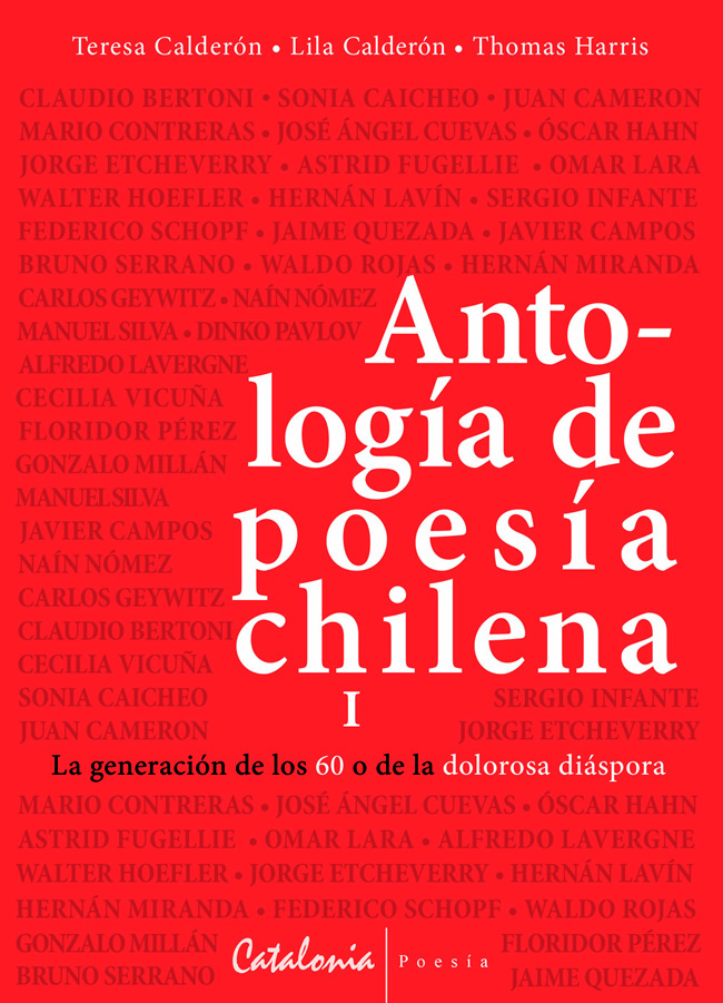 ANTOLOGIA DE POESIA CHILENA VOL. 1 GEN. DEL 60+++