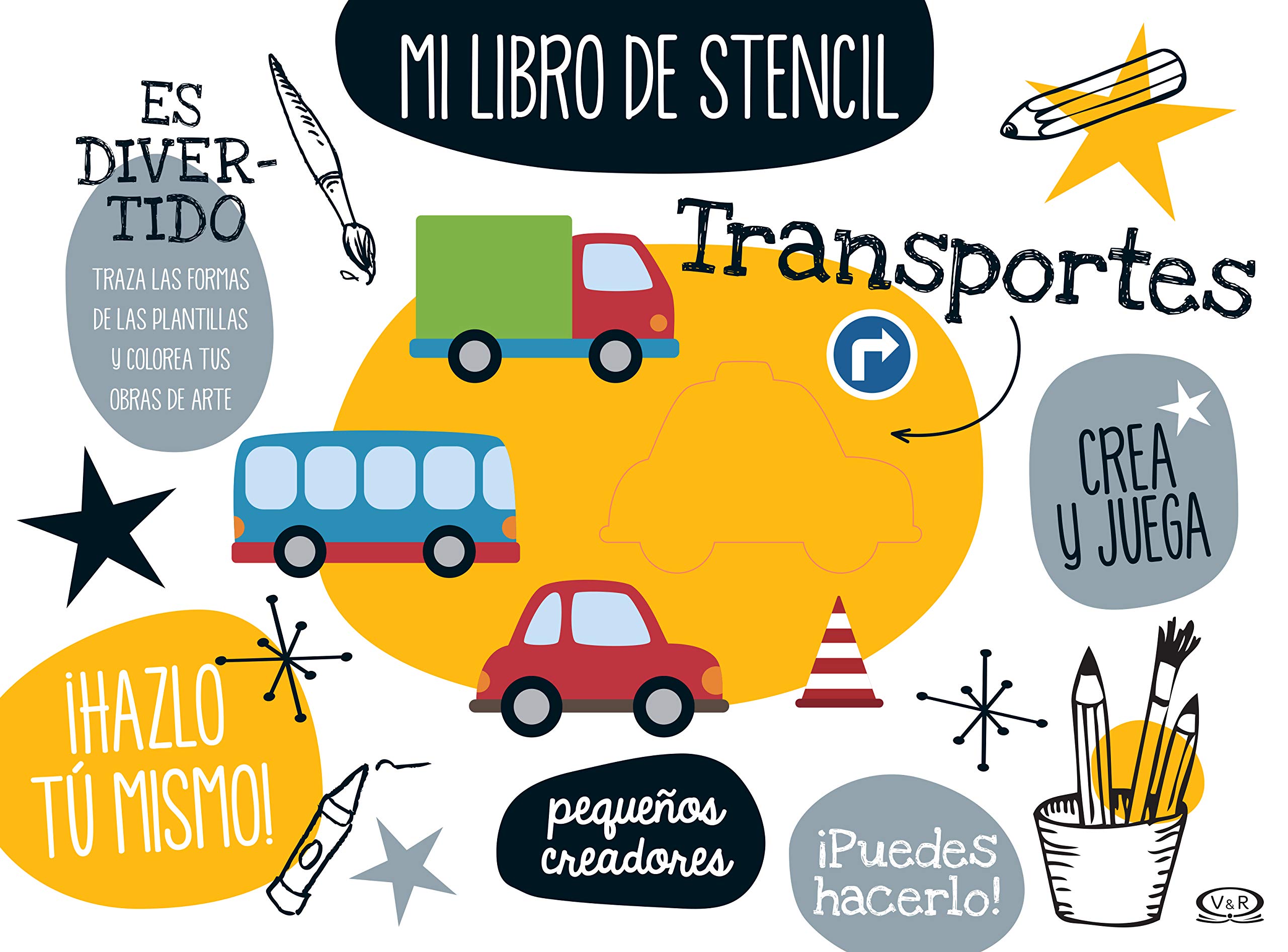 TRANSPORTES, MI LIBRO STENCIL