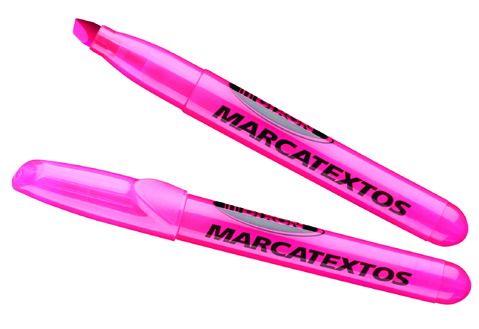 MARCATEXTO FLUORESCENTE COLOR ROSA MC. DIXON