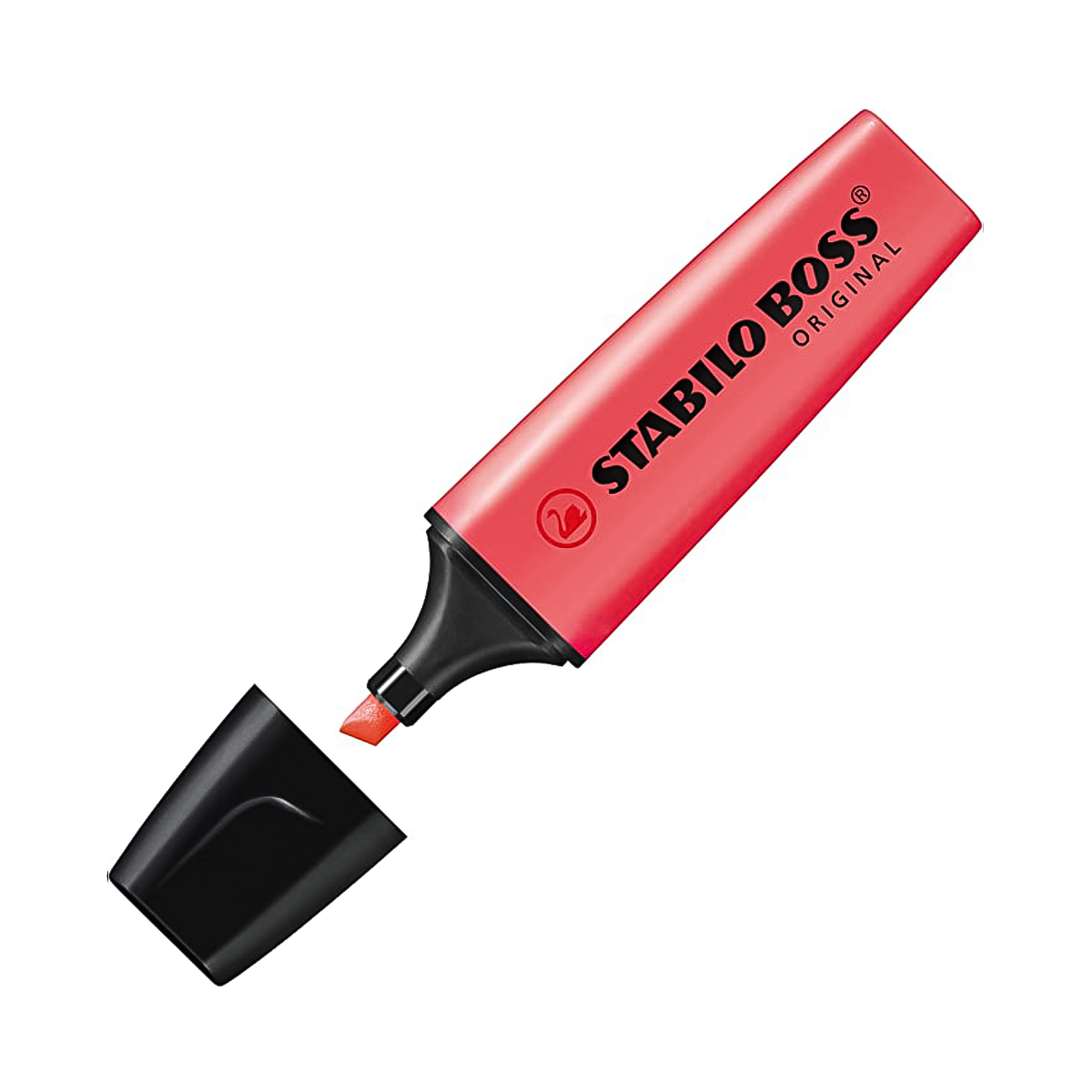 MARCATEXTO STABILO BOSS ORIGINAL COLOR ROJO