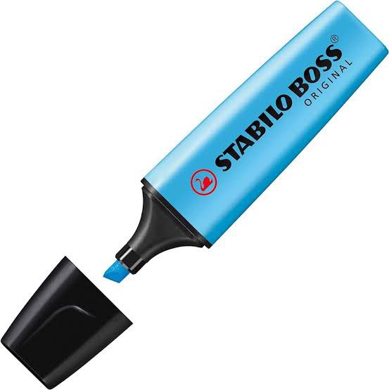 MARCATEXTO STABILO BOSS ORIGINAL COLOR AZUL