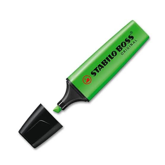 MARCATEXTO STABILO BOSS ORIGINAL COLOR VERDE