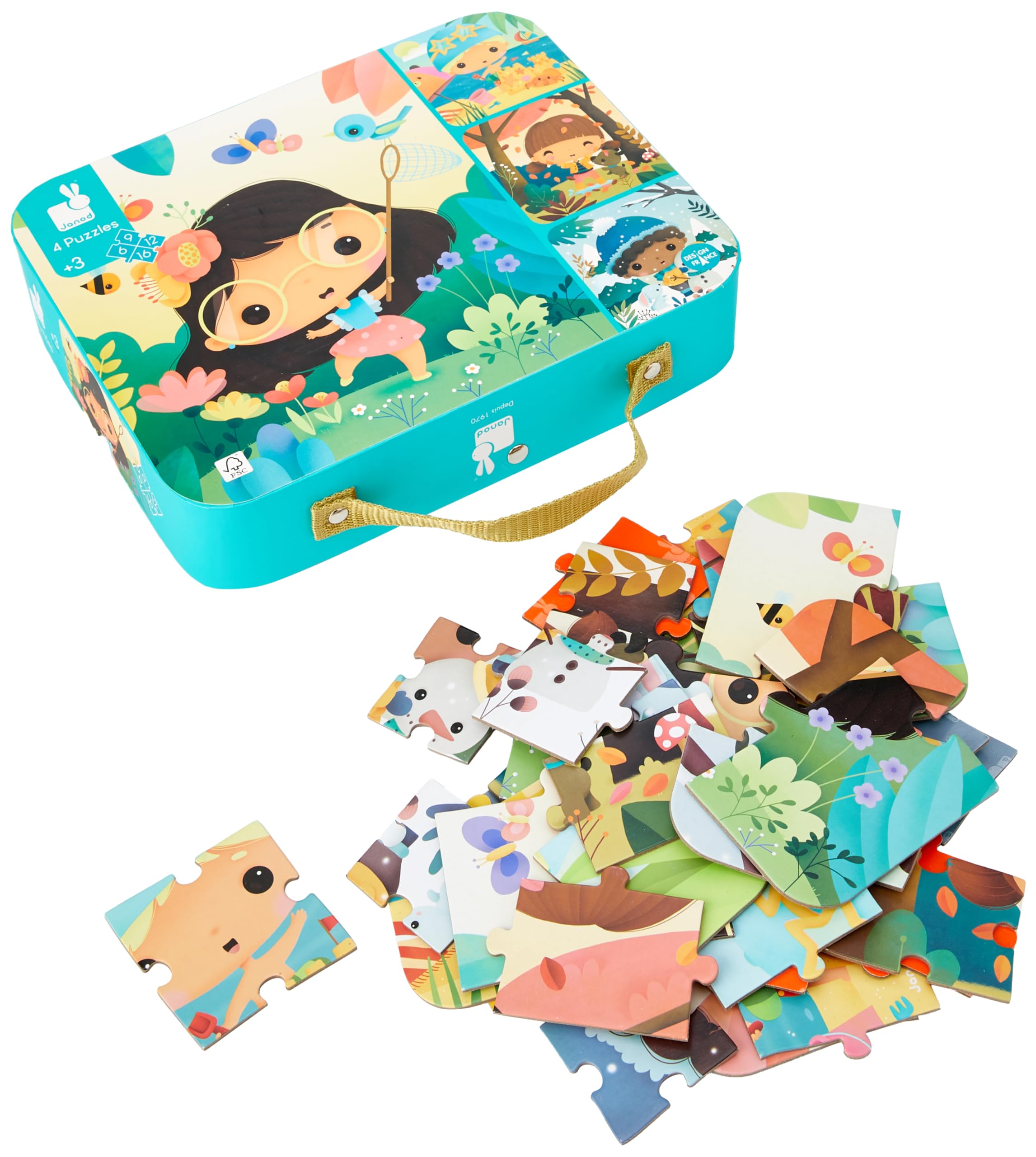 ROMPECABEZAS EVOLUTIVOS 4 ESTACIONES JANOD