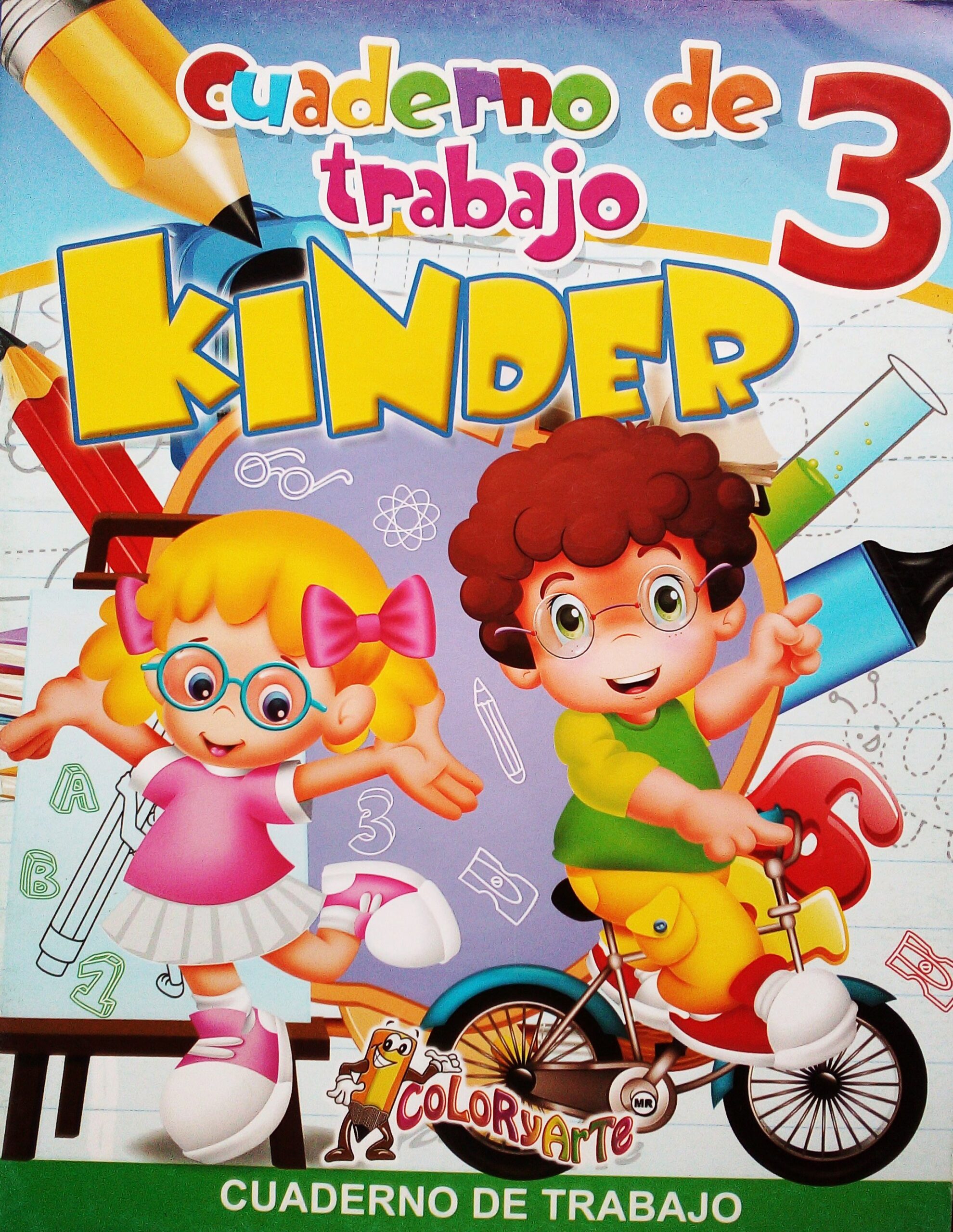 CUADERNO DE TRABAJO KINDER 3