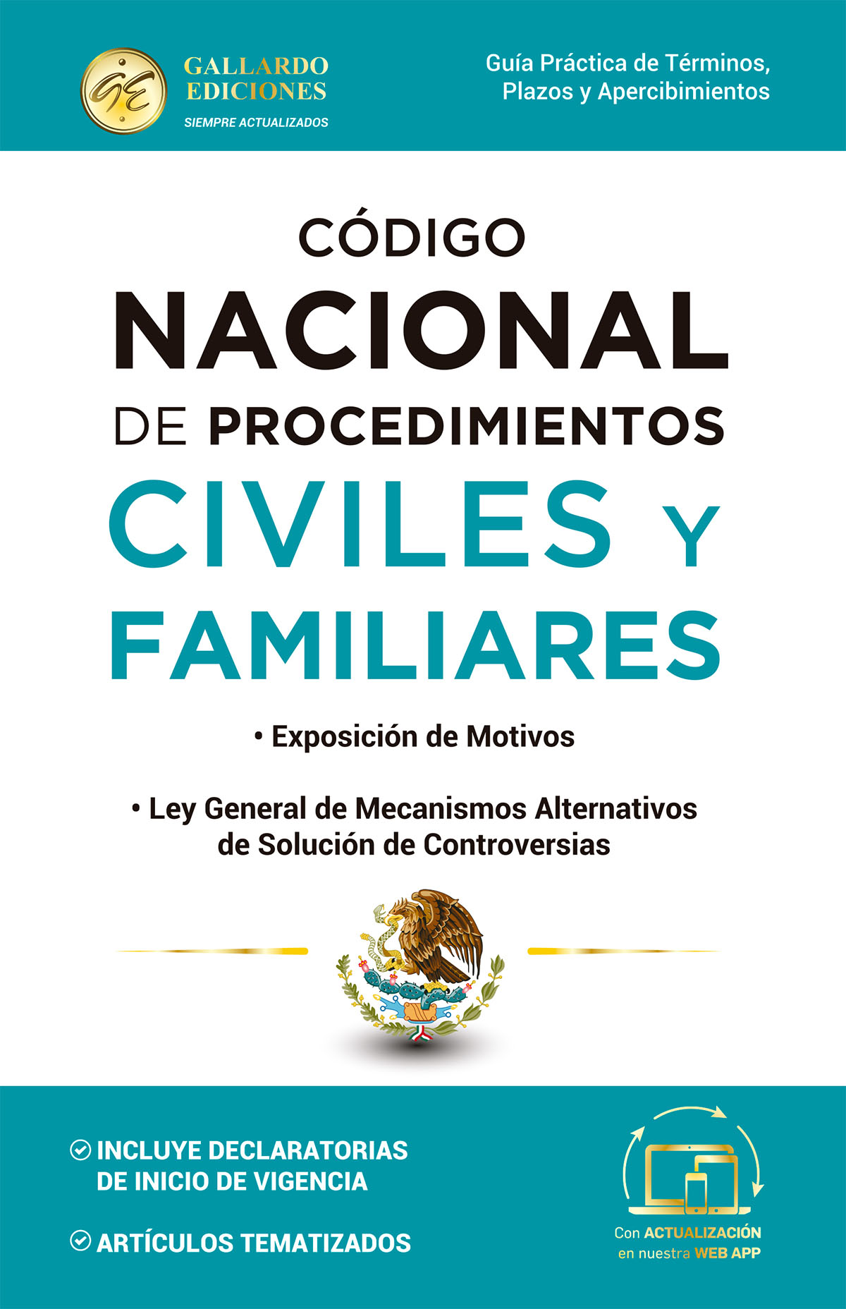 CODIGO NACIONAL DE PROCEDIMIENTOS CIVILES Y FAMILIARES