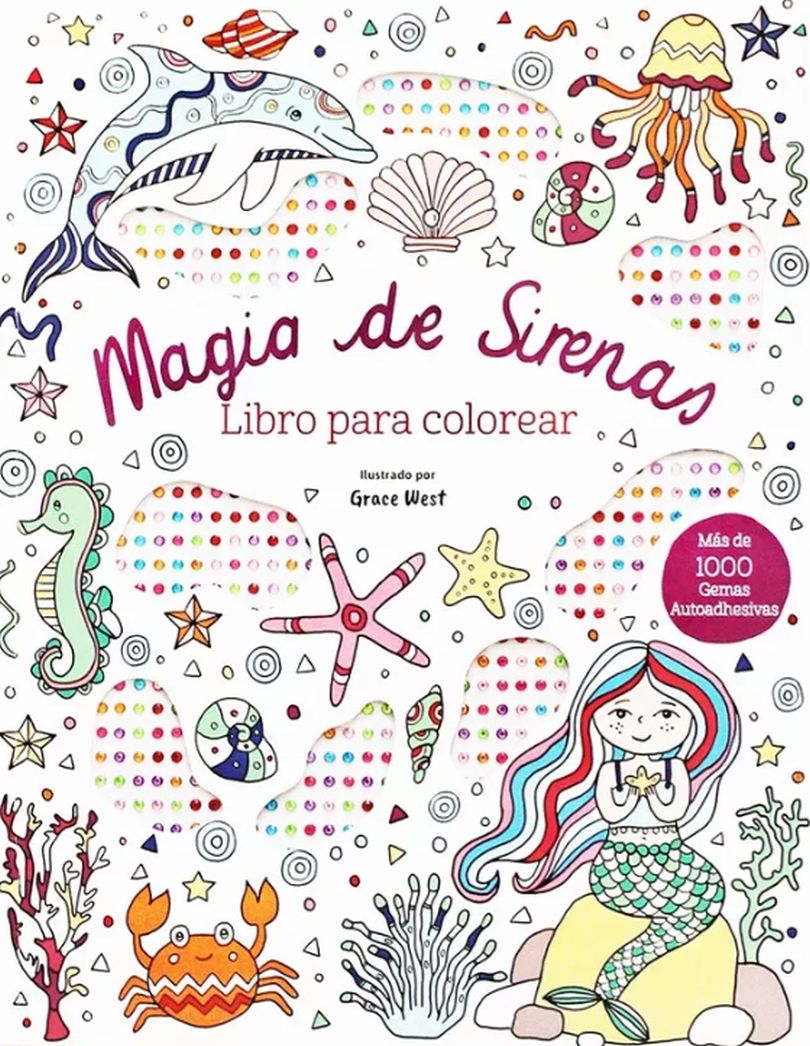 MAGIA DE SIRENAS - LIBRO PARA COLOREAR