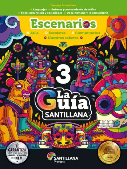 PACK 3 PRI GUIA SANTILLANA + ML + EM + ESCRITURA OFICIAL ALUMNO 2024