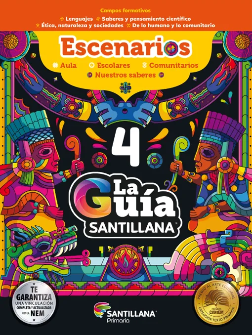 PACK 4 PRI GUIA SANTILLANA + ML + EM + ORTOGRAFIA OFICIAL ALUMNO 2024
