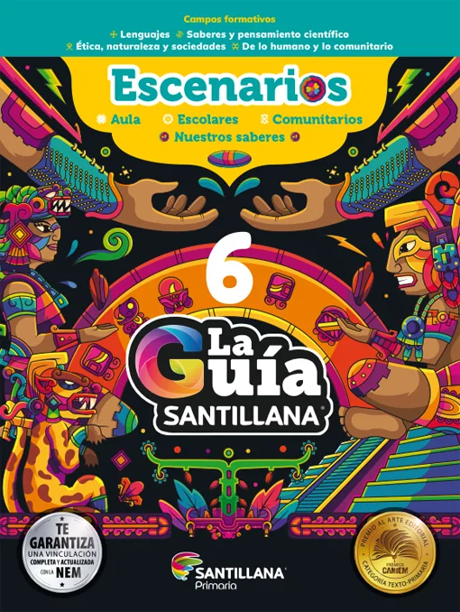 PACK 6 PRI GUIA SANTILLANA + EXPL + ORTOGRAFIA OFICIAL ALUMNO 2024