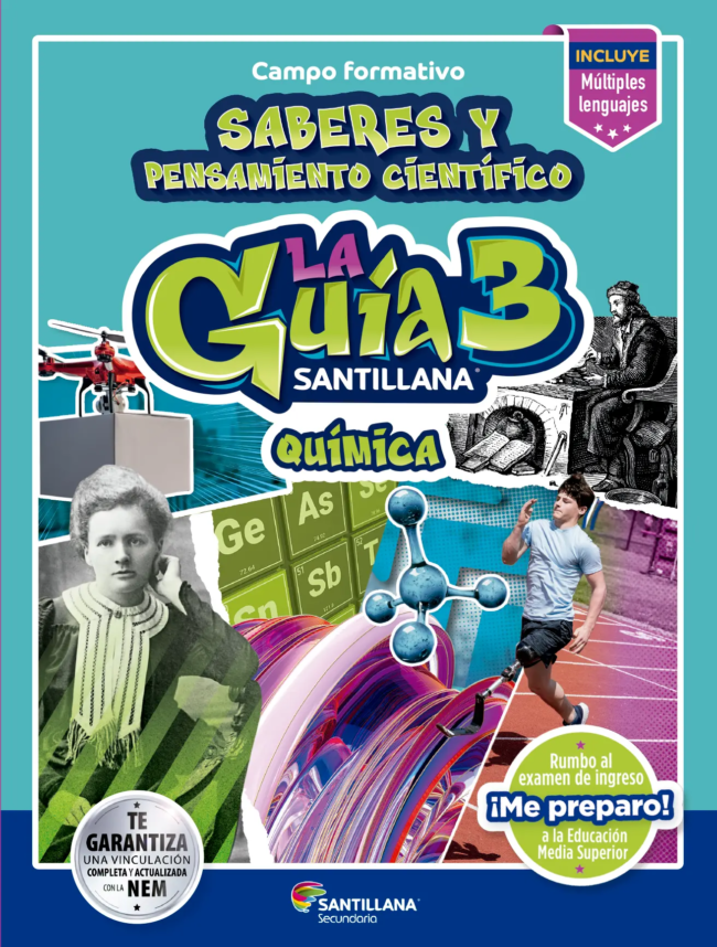 GUIA SANTILLANA 3° QUIMICA SECUNDARIA 2024