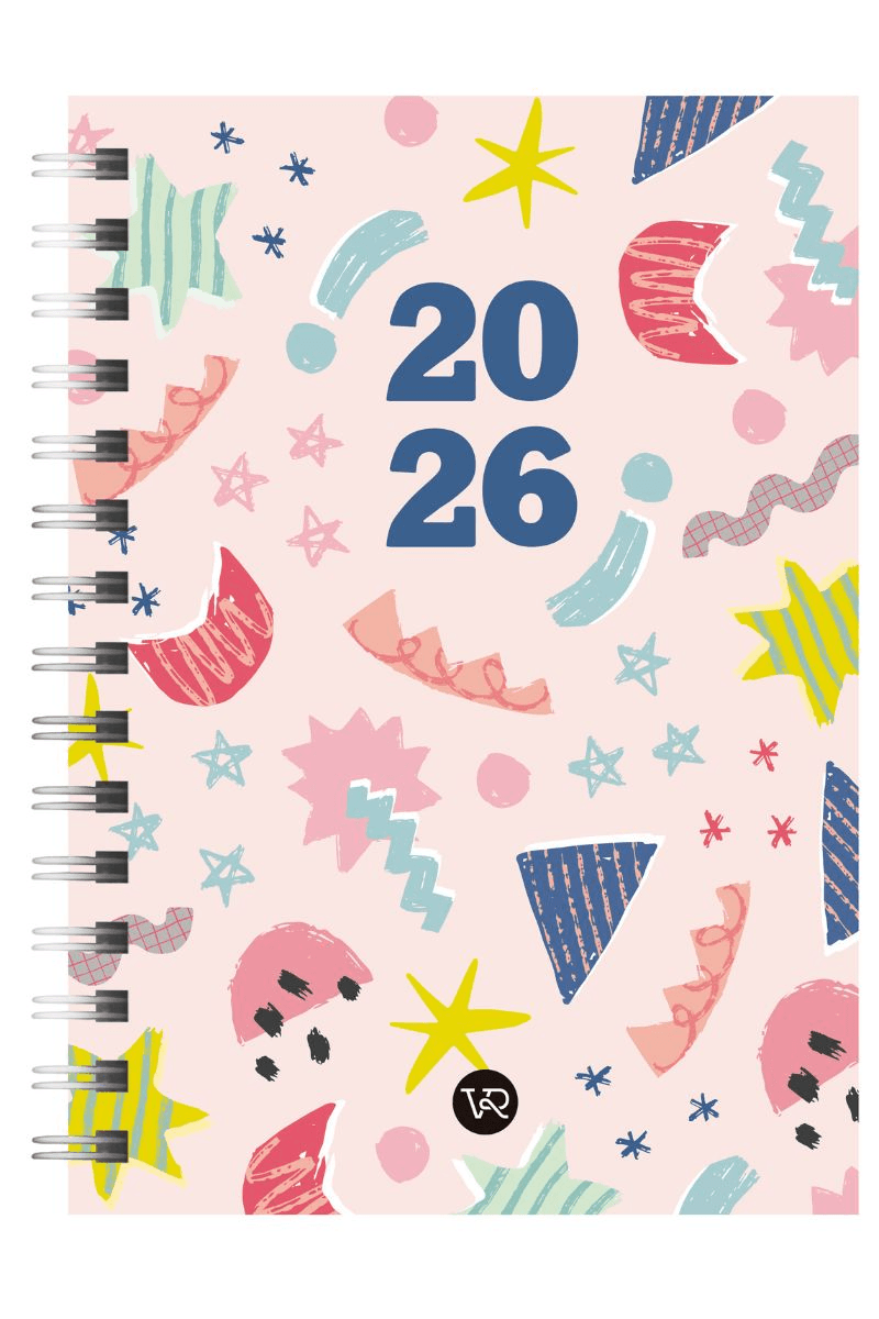 AGENDA CHICAS 2026. DIBUJOS