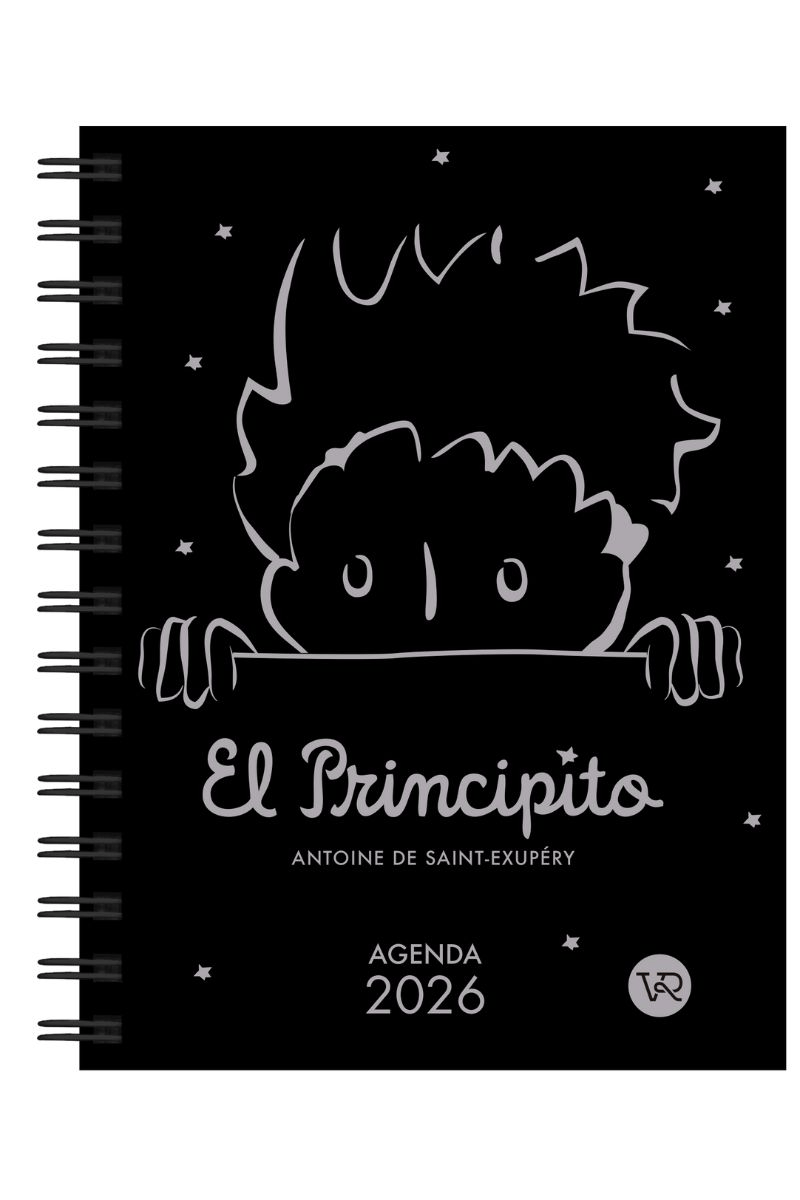 AGENDA EL PRINCIPITO 2026. NEGRA