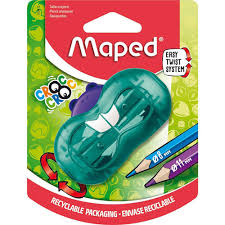 SACAPUNTAS CROC CROC TWIST DE 2 ORIFICIOS MAPED