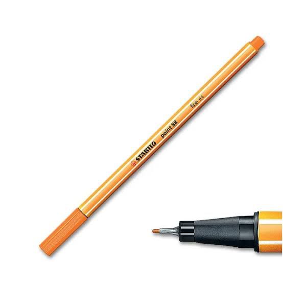 PLUMIN ROTULADOR STABILO POIN 88 P/FINO COLOR NARANJA