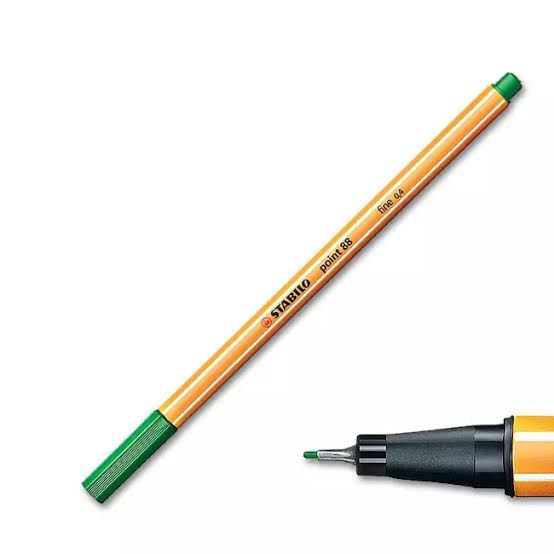 PLUMIN ROTULADOR STABILO POIN 88 P/FINO COLOR VERDE