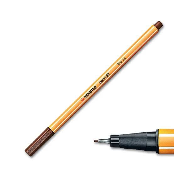 PLUMIN ROTULADOR STABILO POIN 88 P/FINO COLOR CAFÉ
